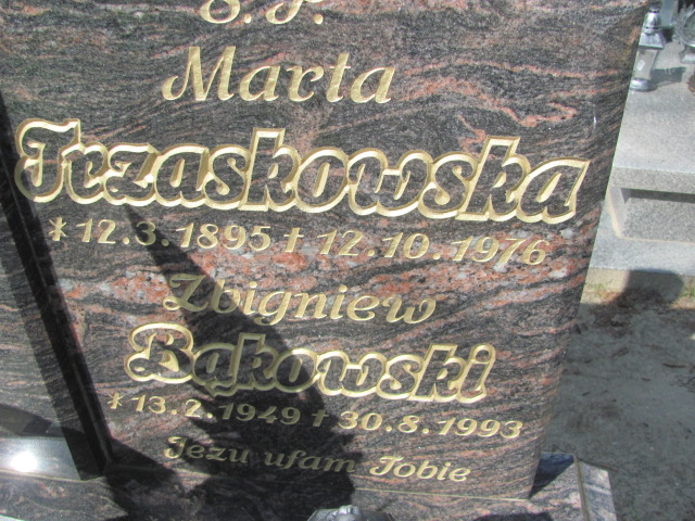Marta Trzaskowska 1895 Gniezno Bierzglinek - Grobonet - Wyszukiwarka osób pochowanych
