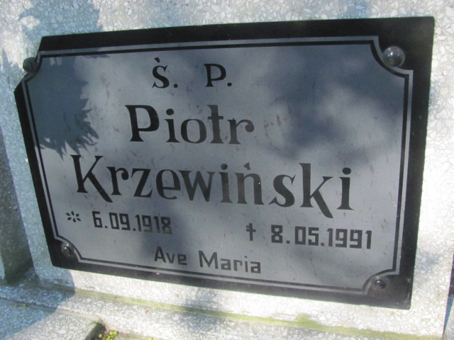 Jerzy Krzewiński 1950 Gniezno Bierzglinek - Grobonet - Wyszukiwarka osób pochowanych