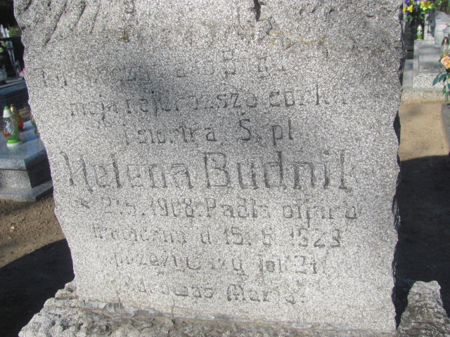 Helena Budnik 1908 Gniezno Bierzglinek - Grobonet - Wyszukiwarka osób pochowanych