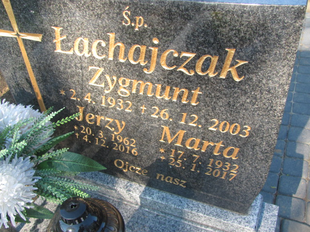 Zygmunt Łachajczak 1932 Gniezno Bierzglinek - Grobonet - Wyszukiwarka osób pochowanych