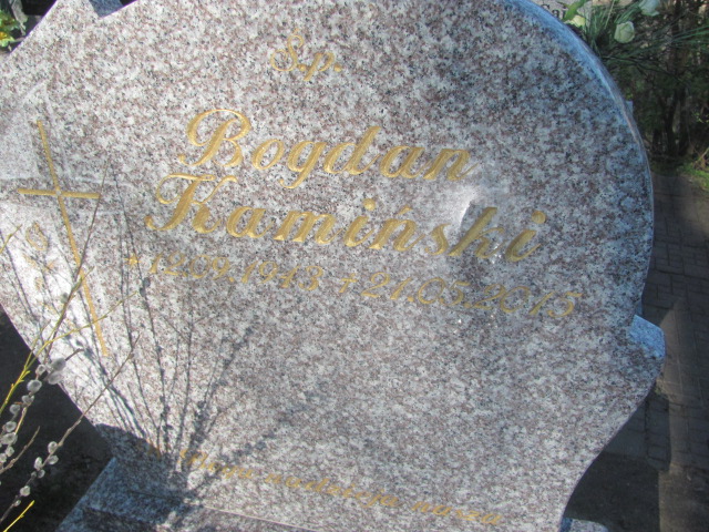 Bogdan Kamiński 1943 Gniezno Bierzglinek - Grobonet - Wyszukiwarka osób pochowanych
