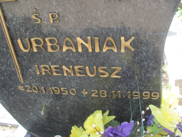 Ireneusz Urbaniak 1950 Gniezno Bierzglinek - Grobonet - Wyszukiwarka osób pochowanych