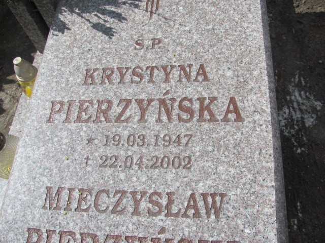 Mieczysław Pierzyński 1948 Gniezno Bierzglinek - Grobonet - Wyszukiwarka osób pochowanych