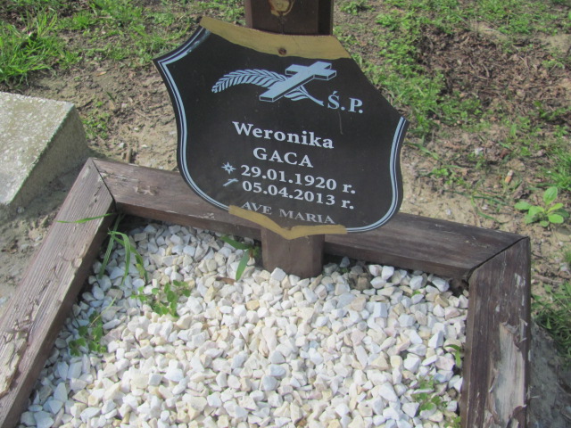 Weronika Gaca 1920 Gniezno Bierzglinek - Grobonet - Wyszukiwarka osób pochowanych