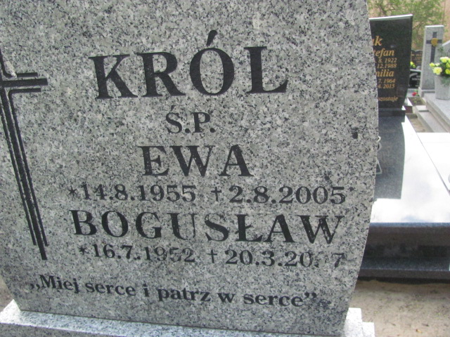 Ewa Król 1955 Gniezno Bierzglinek - Grobonet - Wyszukiwarka osób pochowanych