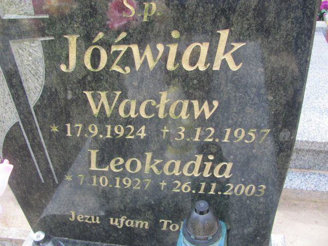 Grób Wacław Jóźwiak