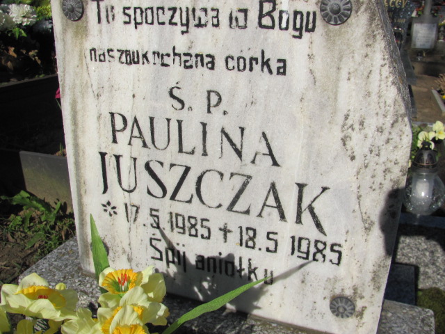 Paulina Juszczak 1985 Gniezno Bierzglinek - Grobonet - Wyszukiwarka osób pochowanych