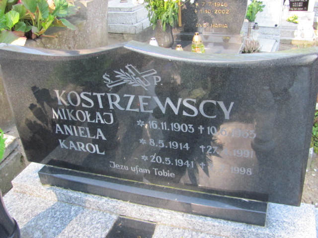 Aniela Kostrzewska 1914 Gniezno Bierzglinek - Grobonet - Wyszukiwarka osób pochowanych