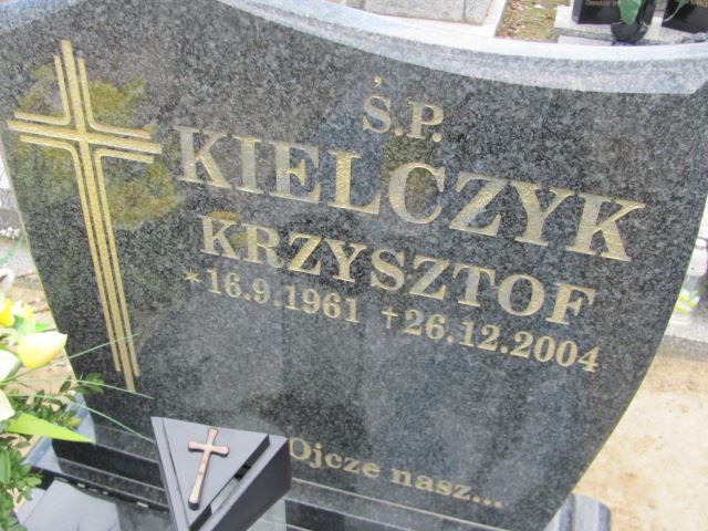 Krzysztof Kielczyk 1961 Gniezno Bierzglinek - Grobonet - Wyszukiwarka osób pochowanych