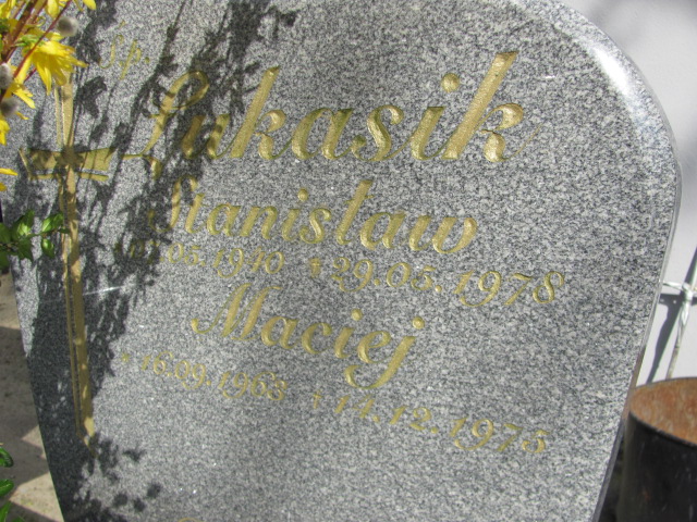 Maciej Łukasik 1963 Gniezno Bierzglinek - Grobonet - Wyszukiwarka osób pochowanych