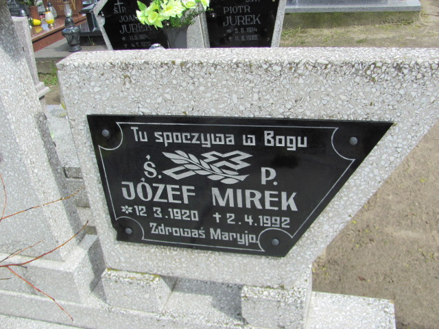 Józef Mirek 1920 Gniezno Bierzglinek - Grobonet - Wyszukiwarka osób pochowanych
