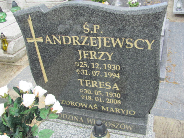 Teresa Andrzejewska 1930 Gniezno Bierzglinek - Grobonet - Wyszukiwarka osób pochowanych
