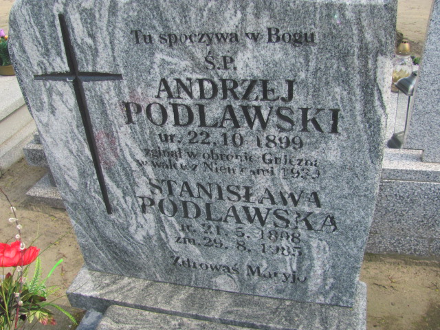 Stanisława Podlawska 1898 Gniezno Bierzglinek - Grobonet - Wyszukiwarka osób pochowanych