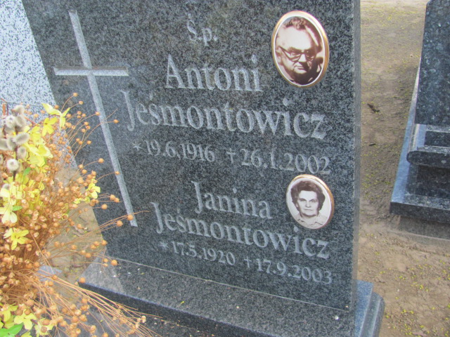 Grób Janina Jeśmontowicz