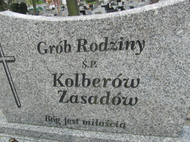 Sabina Zasada - Kolber 1929 Gniezno Bierzglinek - Grobonet - Wyszukiwarka osób pochowanych