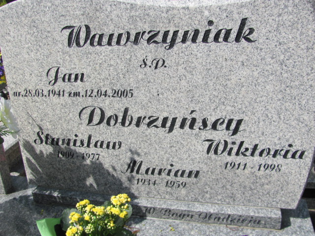 Wiktoria Dobrzyńska 1910 Gniezno Bierzglinek - Grobonet - Wyszukiwarka osób pochowanych