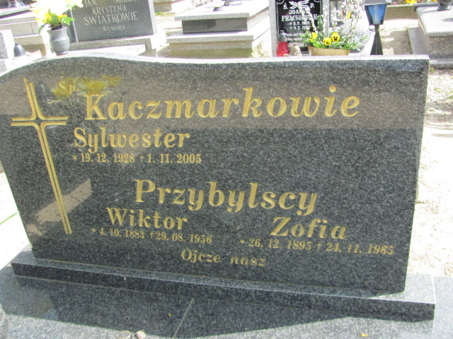 Zofia Przybylska 1895 Gniezno Bierzglinek - Grobonet - Wyszukiwarka osób pochowanych