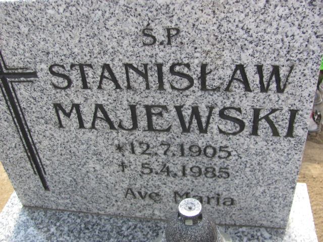 Stanisław Majewski 1905 Gniezno Bierzglinek - Grobonet - Wyszukiwarka osób pochowanych