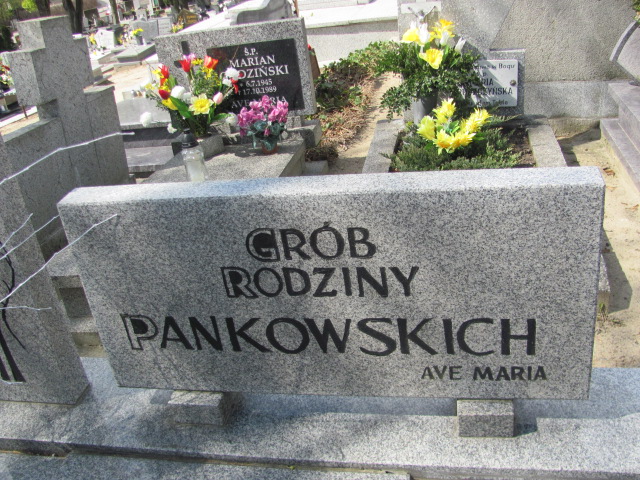 Andrzej Pankowski 1885 Gniezno Bierzglinek - Grobonet - Wyszukiwarka osób pochowanych