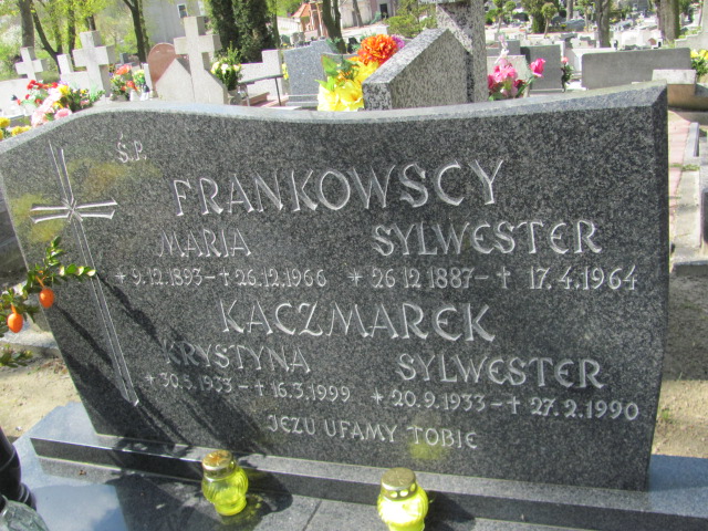 Sylwester Frankowski 1887 Gniezno Bierzglinek - Grobonet - Wyszukiwarka osób pochowanych