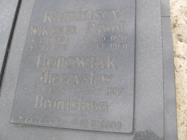 Paweł Kamiński 1892 Gniezno Bierzglinek - Grobonet - Wyszukiwarka osób pochowanych