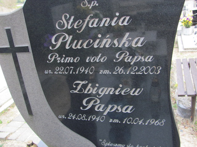 Stefania Plucińska 1940 Gniezno Bierzglinek - Grobonet - Wyszukiwarka osób pochowanych
