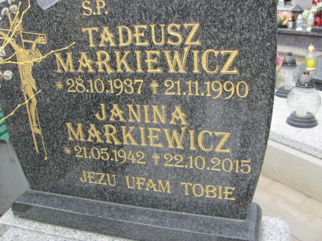 Janina Markiewicz 1942 Gniezno Bierzglinek - Grobonet - Wyszukiwarka osób pochowanych