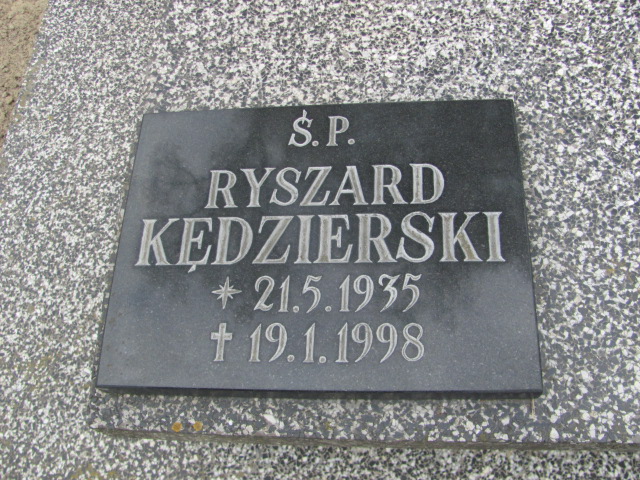 Ryszard Kędzierski 1935 Gniezno Bierzglinek - Grobonet - Wyszukiwarka osób pochowanych