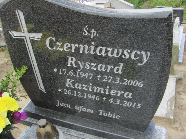 Kazimiera Czerniawska 1946 Gniezno Bierzglinek - Grobonet - Wyszukiwarka osób pochowanych