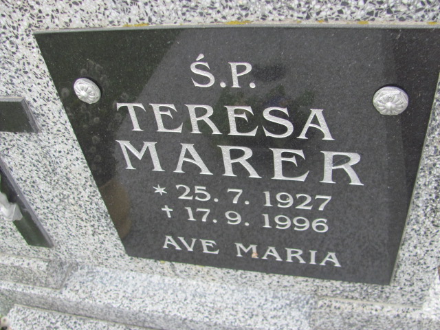Grób Teresa Marer