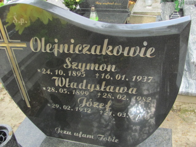 Józef Olejniczak 1932 Gniezno Bierzglinek - Grobonet - Wyszukiwarka osób pochowanych