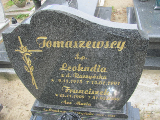 Franciszek Tomaszewski 1909 Gniezno Bierzglinek - Grobonet - Wyszukiwarka osób pochowanych