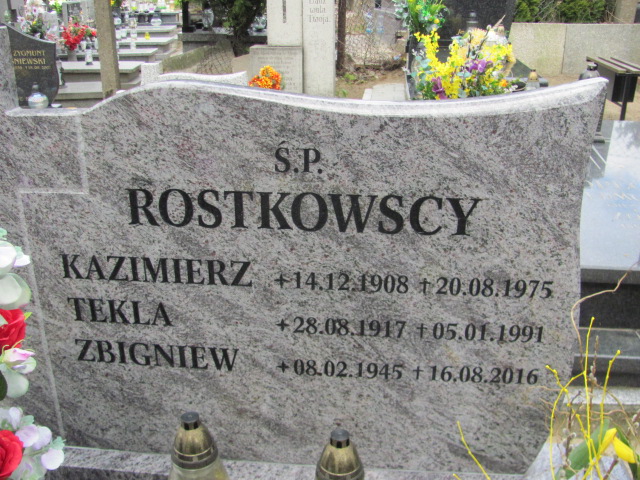 Zbigniew Rostkowski 1945 Gniezno Bierzglinek - Grobonet - Wyszukiwarka osób pochowanych