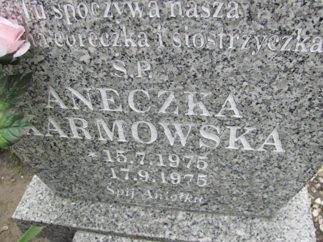 Grób Anna Karmowska