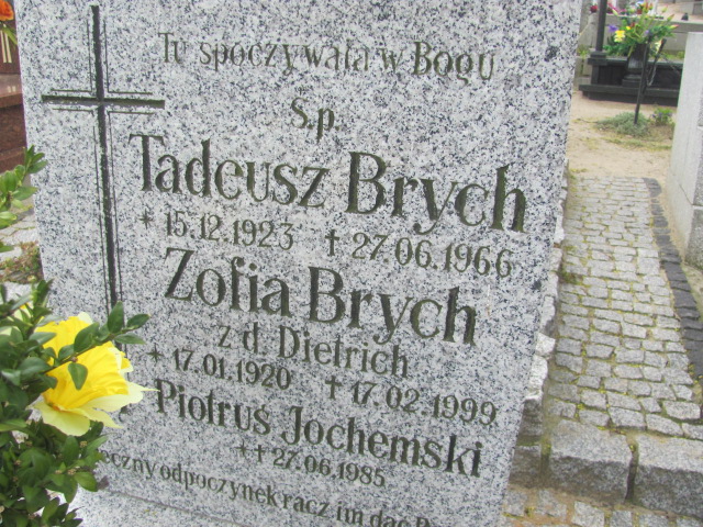 Tadeusz Brych 1923 Gniezno Bierzglinek - Grobonet - Wyszukiwarka osób pochowanych