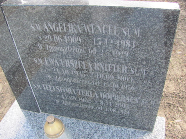 Angelika Wencel  1909 Gniezno Bierzglinek - Grobonet - Wyszukiwarka osób pochowanych