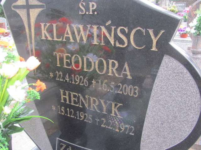 Henryk Klawiński 1925 Gniezno Bierzglinek - Grobonet - Wyszukiwarka osób pochowanych