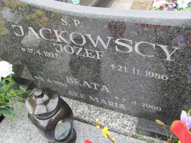 Beata Jackowska 1959 Gniezno Bierzglinek - Grobonet - Wyszukiwarka osób pochowanych