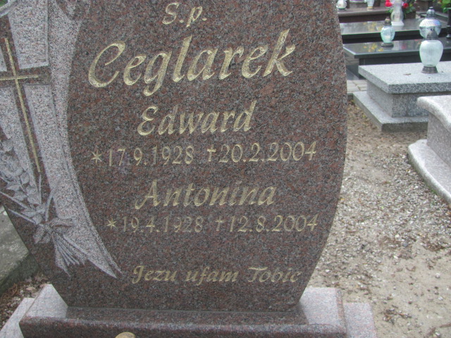 Grób Edward Ceglarek