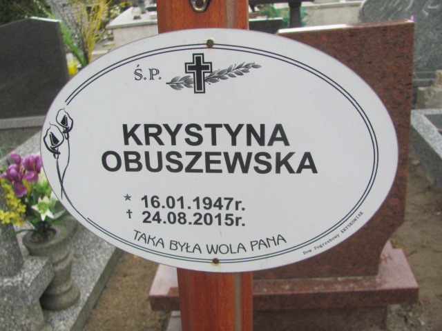 Jarosław Obuszewski 1968 Gniezno Bierzglinek - Grobonet - Wyszukiwarka osób pochowanych