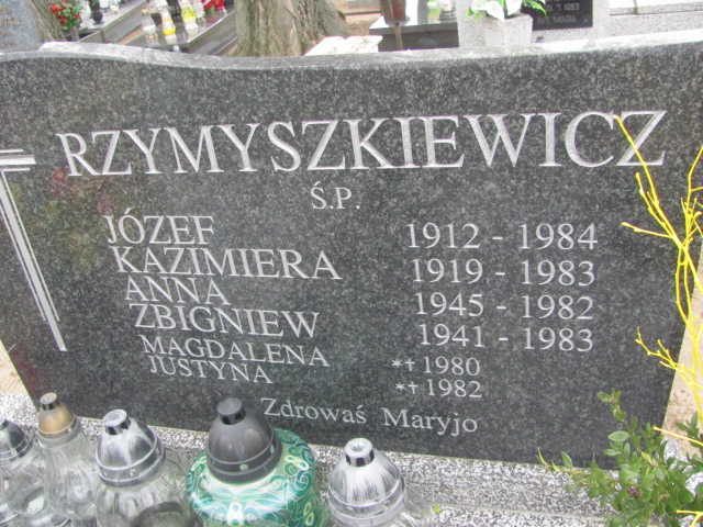 Anna Rzymyszkiewicz 1944 Gniezno Bierzglinek - Grobonet - Wyszukiwarka osób pochowanych