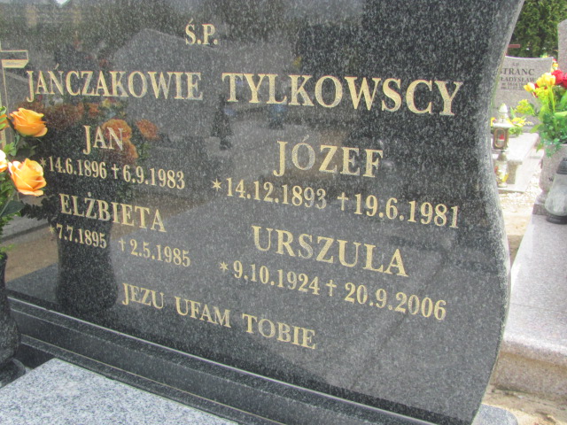 Jan Jańczak 1896 Gniezno Bierzglinek - Grobonet - Wyszukiwarka osób pochowanych