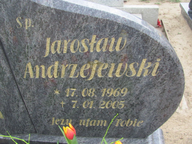 Jarosław Andrzejewski 1969 Gniezno Bierzglinek - Grobonet - Wyszukiwarka osób pochowanych