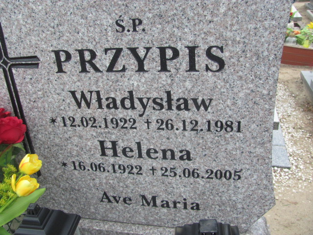 Władysław Przypis 1922 Gniezno Bierzglinek - Grobonet - Wyszukiwarka osób pochowanych