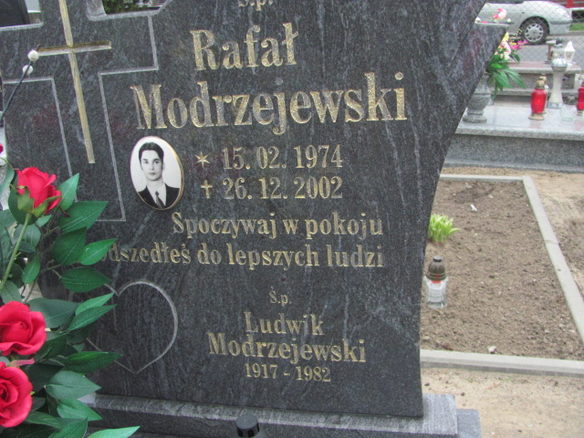 Rafał Modrzejewski 1974 Gniezno Bierzglinek - Grobonet - Wyszukiwarka osób pochowanych