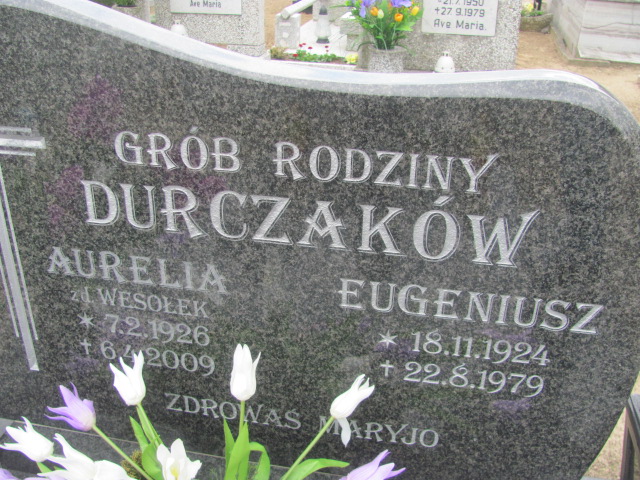 Aurelia Durczak 1926 Gniezno Bierzglinek - Grobonet - Wyszukiwarka osób pochowanych