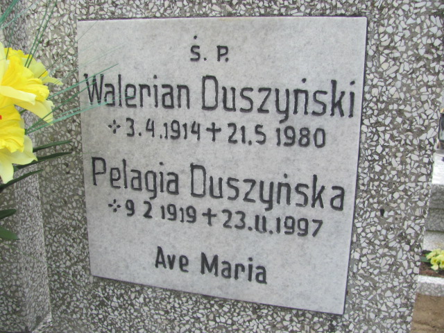 Walerian Duszyński 1914 Gniezno Bierzglinek - Grobonet - Wyszukiwarka osób pochowanych